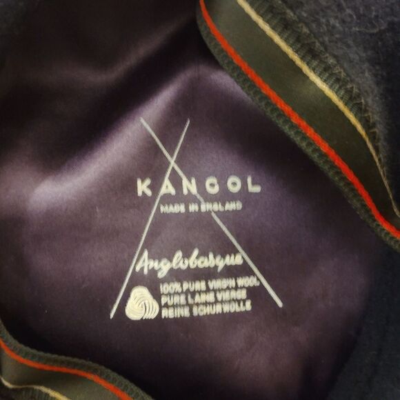 Kangol black angobasque beret, 100% wool, - Picture 4 of 4